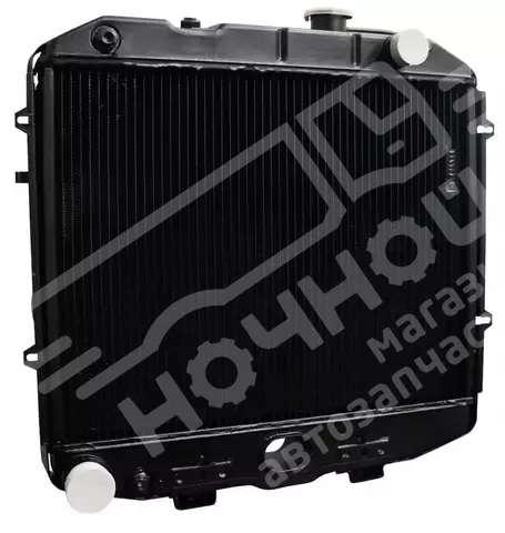 Радиатор основной УАЗ 3163 дв.409,  УАЗ 452 дв.4213/409 (3-х ряд.) медный (г.Шадринск)