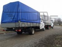 Тент ГАЗ 3302 н/о (СИНИЙ) высота +30см (Н.Новгород)