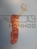 Брелок для ключей КАМАЗ (оргстекло) красный