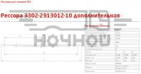 Рессора задн. доп. ГАЗель (3 л.,L-1050) (Чусовой|Рессора доп. задн. ГАЗель.jpg