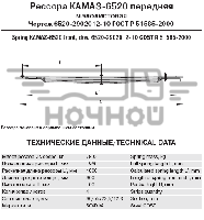 Рессора пер. КАМАЗ 6520-10 (4 л., L-1960) (г.Чусовой)