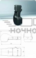 Кожух рулевой колонки КАМАЗ ЕВРО передний (Технотрон)