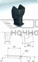 Кожух рулевой колонки КАМАЗ ЕВРО нижний (Технотрон)
