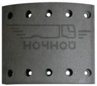 Накладка тормозная ТОНАР к-т ( номинал ) (с заклепками) 180мм x 210мм x 180мм