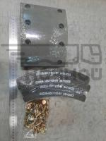 Накладка тормозная КАМАЗ 53229 (140 мм) (4бол+4мал) на 1 мост (Китай)