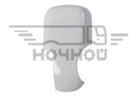 Облицовка зеркала ГАЗ 3302 н/о с повтор левая (БЕЛАЯ) (Технопласт)