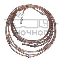 , Трубки ГАЗ тормозные 3302 ( 8 шт) медь